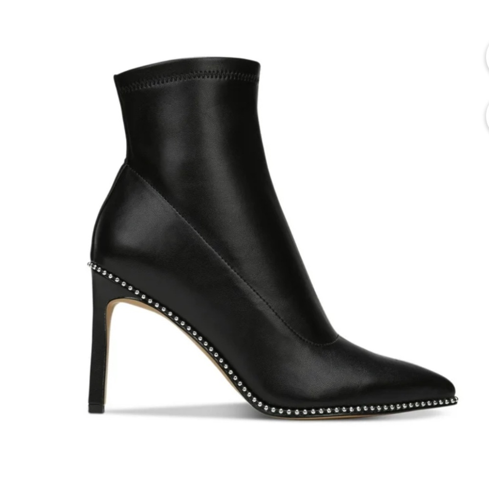 Bar lll || NWOB || Melanay Leather Embellished Heeled Booties